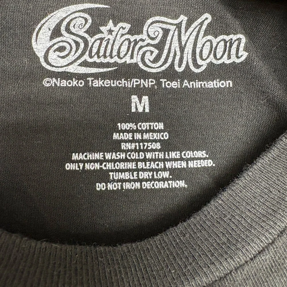 Sailor Moon Black Graphic Long Sleeve Tee - Picture 4 of 6